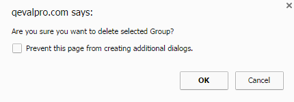 Delete program group