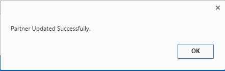 Message-Partner Updated Successfully.