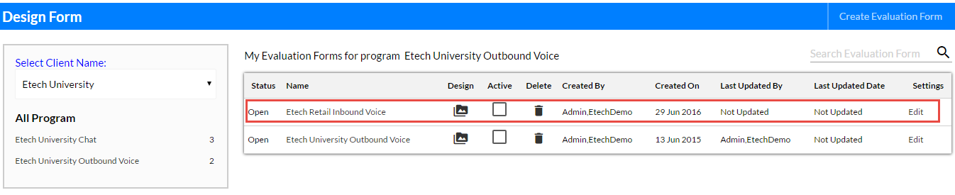 Copied Evaluation Form